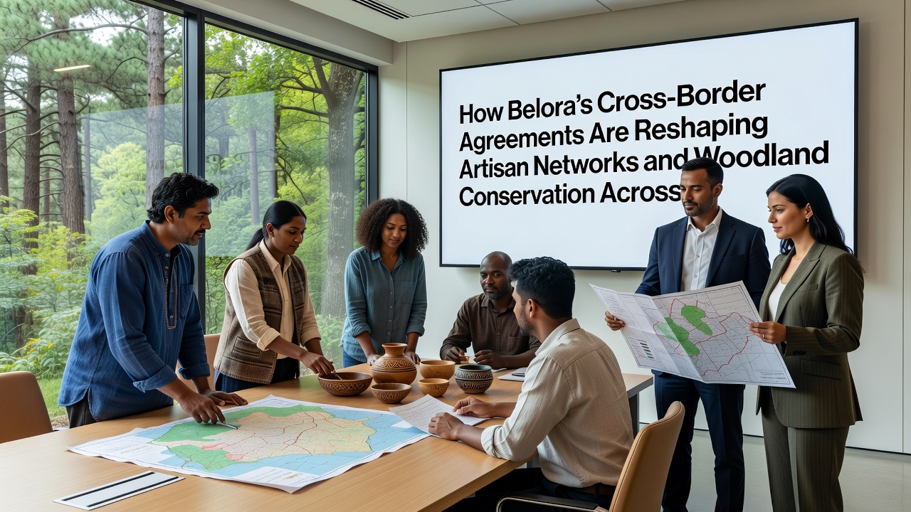 Woodland conservation areas linked to artisan material sourcing under Belora agreements